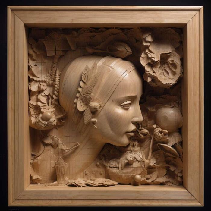 نموذج ثلاثي الأبعاد لآلة CNC 3D Art 